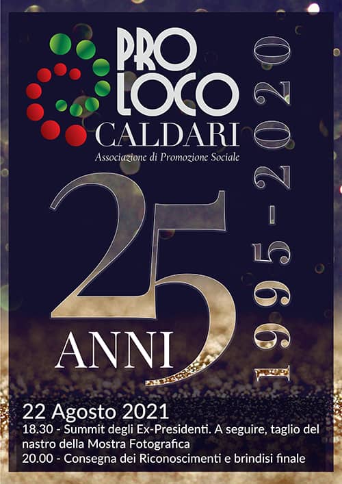 ANNIVERSARIO PROLOCO CALDARI 
