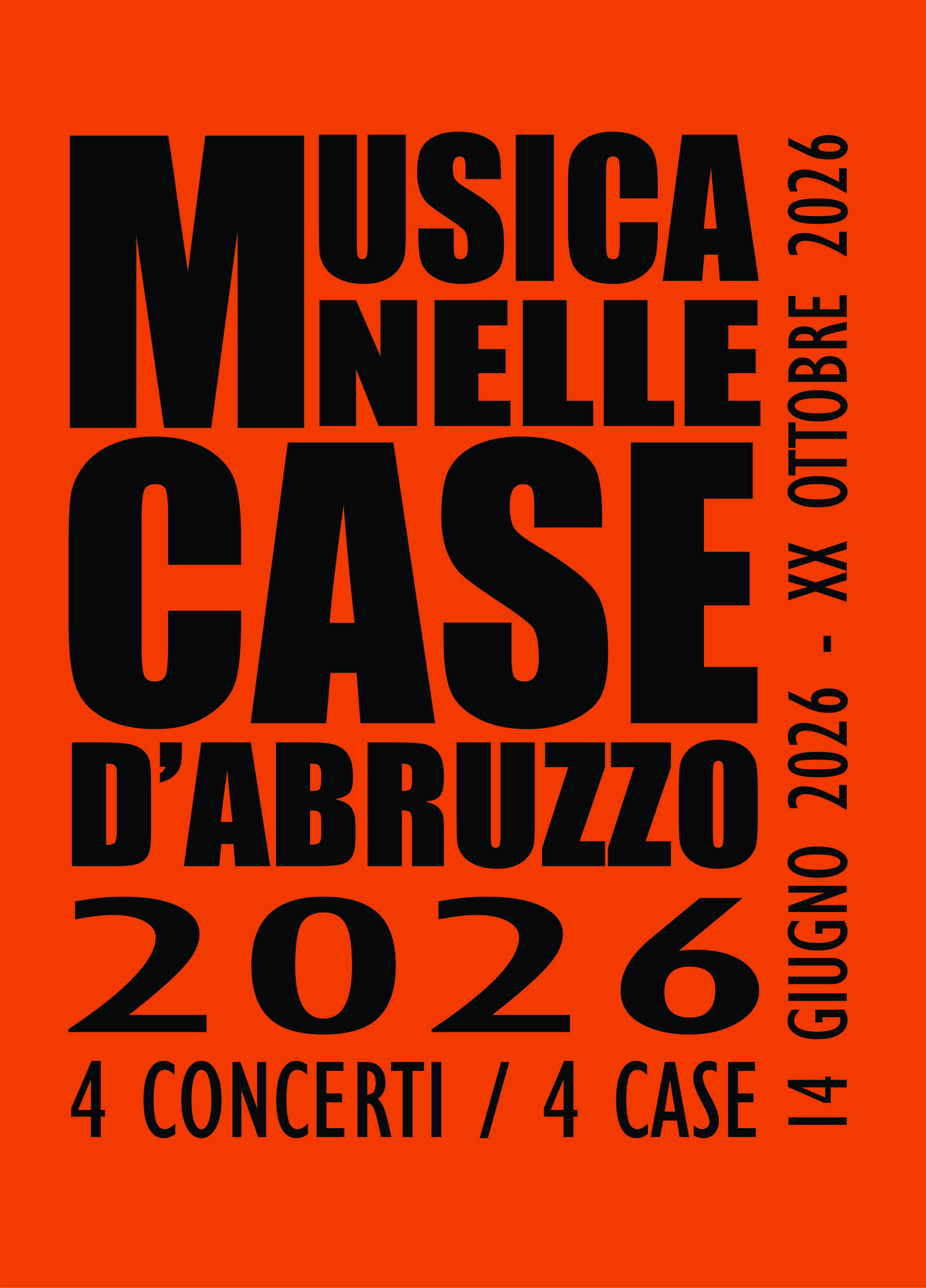 Musica nelle Case 2026 - Rassegna Concertistica A.R.I.A. e Jooma Rassegna Musica nelle Case Programma 2026