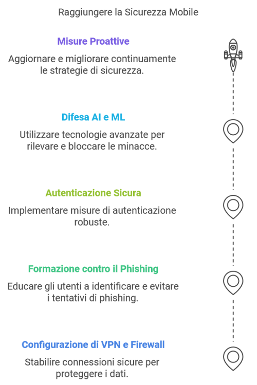 Raggiungere la sicurezza sui device mobili