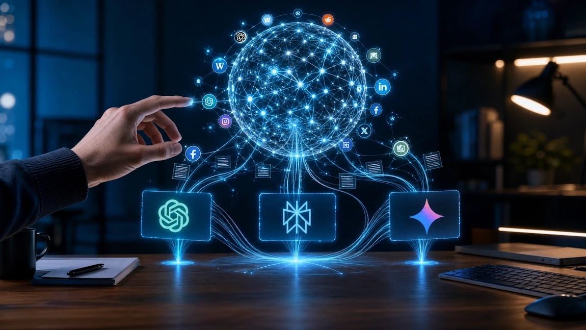 AI brand monitoring conceptual AI brand monitoring conceptual