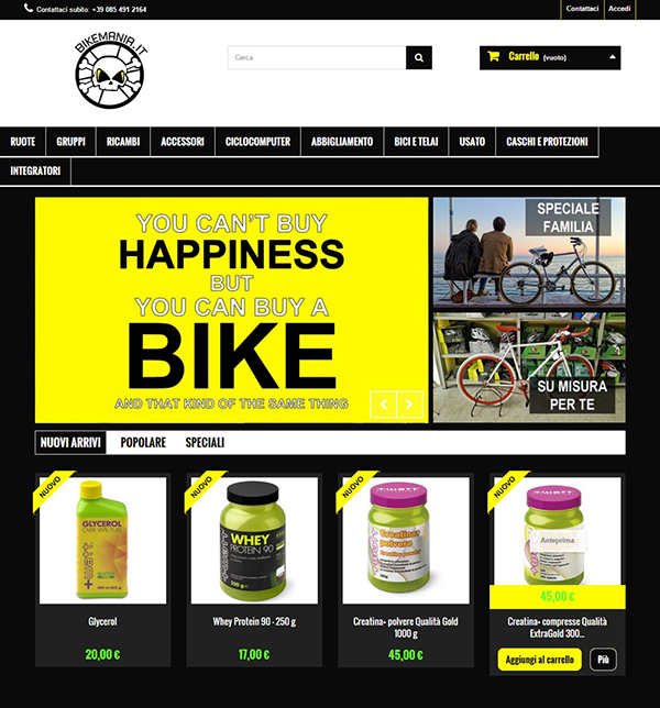 Bikemania, un marchio di New Coppa Europa Sport 