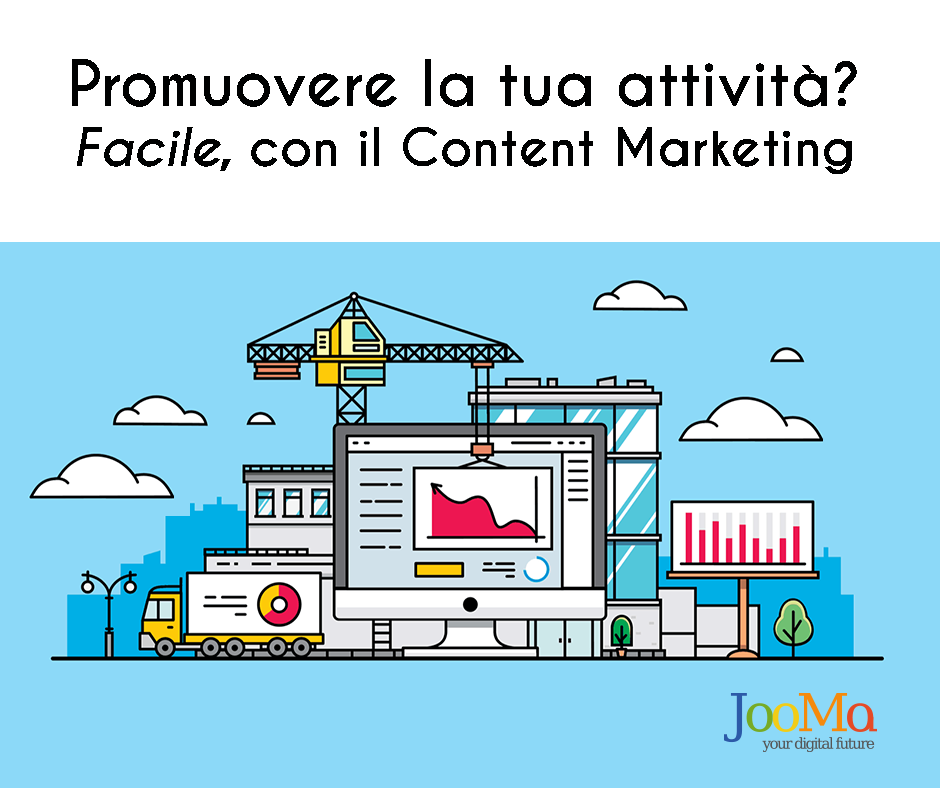 promuovere attività content marketing